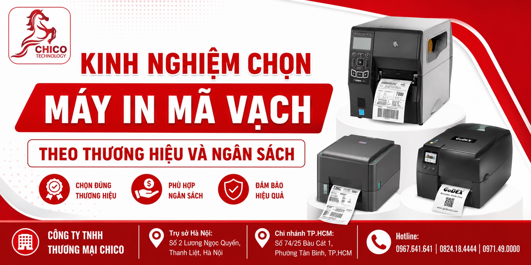 Kinh Nghiệm Chọn Máy In Mã Vạch Theo Thương Hiệu & Ngân Sách Tối Ưu