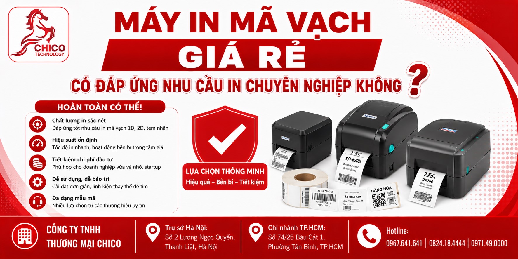 Máy In Mã Vạch Giá Rẻ Có Đáp Ứng Nhu Cầu In Chuyên Nghiệp Không?