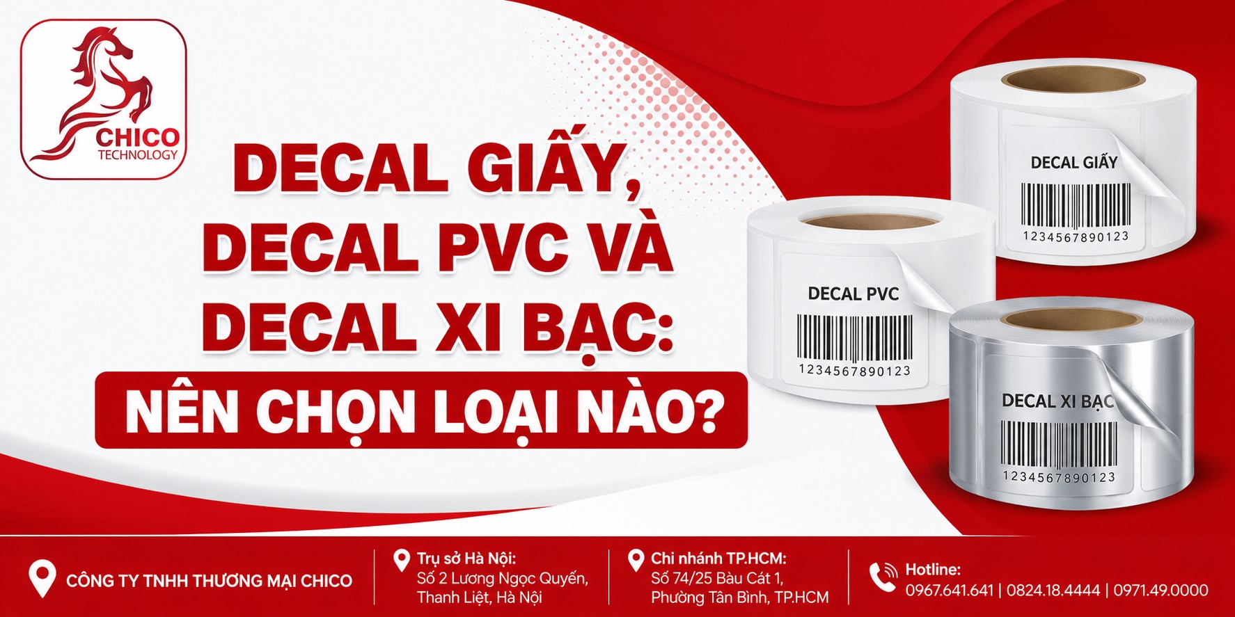 Decal Giấy, Decal PVC Và Decal Xi Bạc: Nên Chọn Loại Nào Cho Doanh Nghiệp?