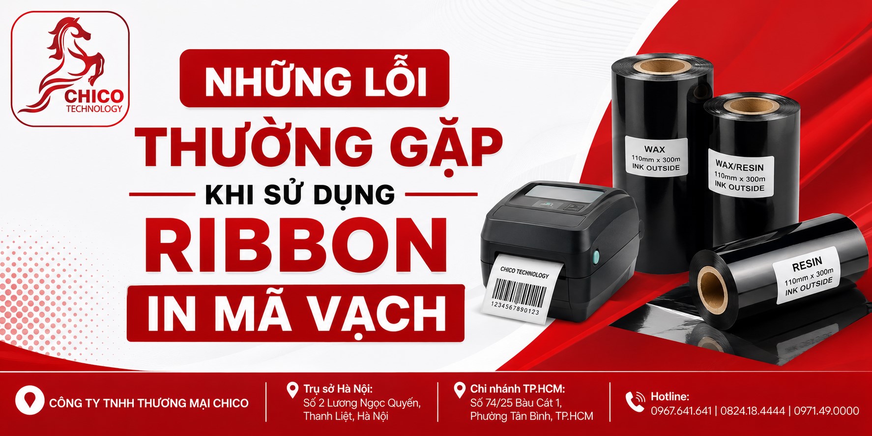 Những Lỗi Thường Gặp Khi Sử Dụng Ribbon In Mã Vạch Và Cách Khắc Phục