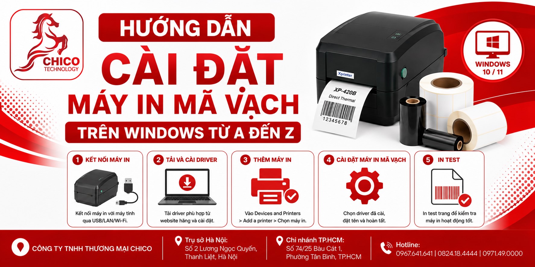 Hướng Dẫn Cài Đặt Máy In Mã Vạch Trên Windows Chi Tiết Từ A Đến Z