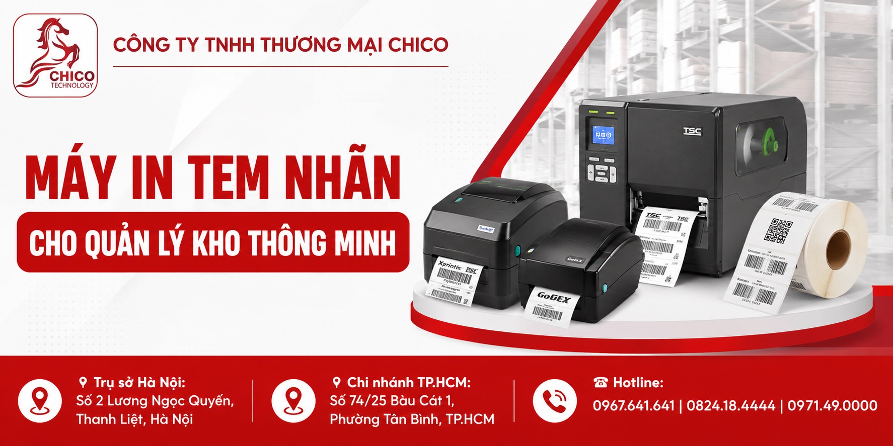 Máy In Tem Nhãn Cho Quản Lý Kho Thông Minh: Giải Pháp Tối Ưu 4.0