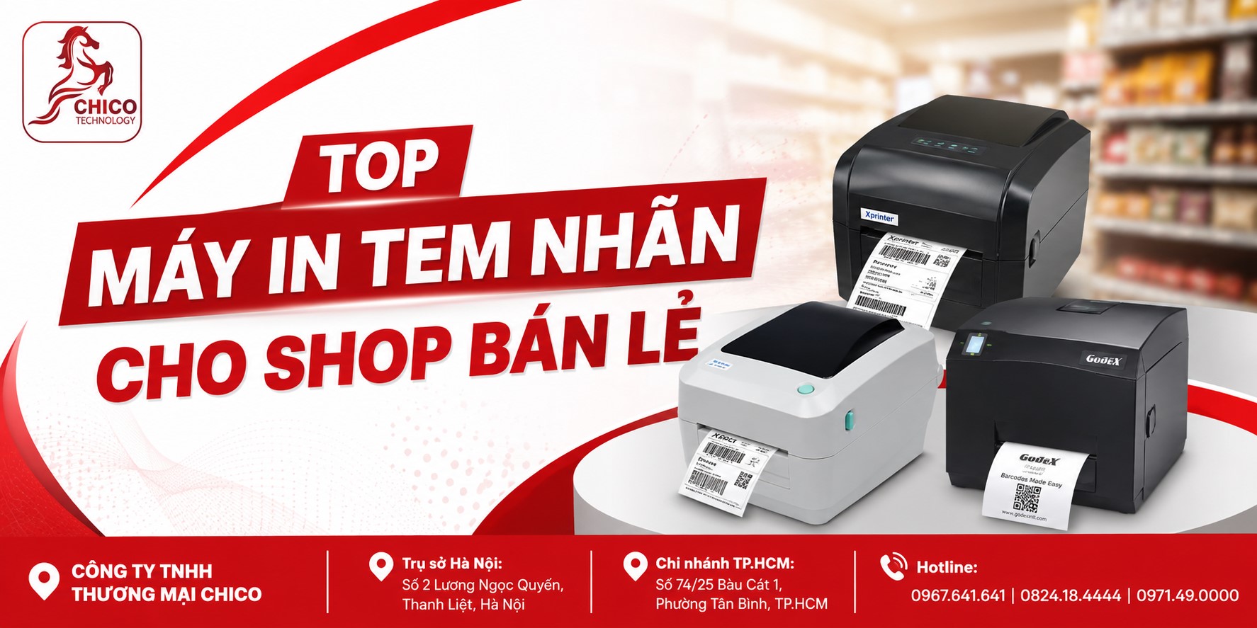 Top Máy In Tem Nhãn Cho Shop Bán Lẻ [Bền Bỉ, Giá Tốt 2026]