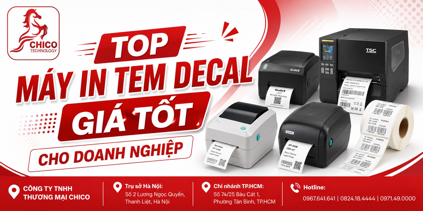 Top 5 Máy In Tem Decal Giá Tốt, Chất Lượng Cho Doanh Nghiệp 2026