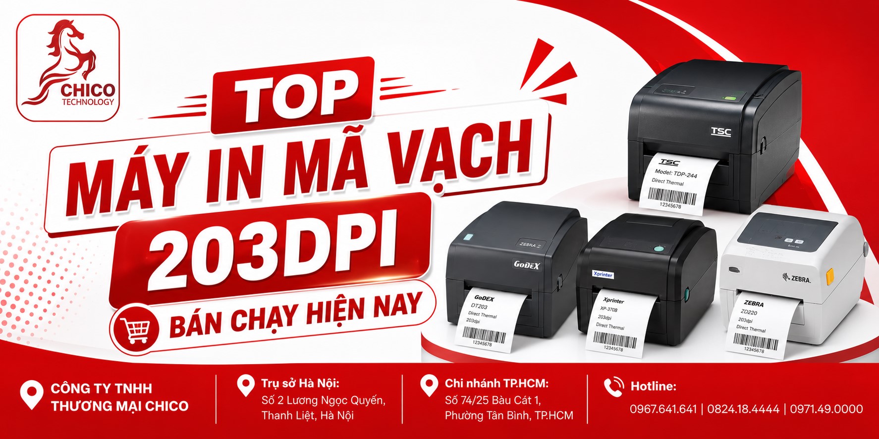 Top 5 Máy In Mã Vạch 203dpi Bán Chạy Nhất Hiện Nay 2026