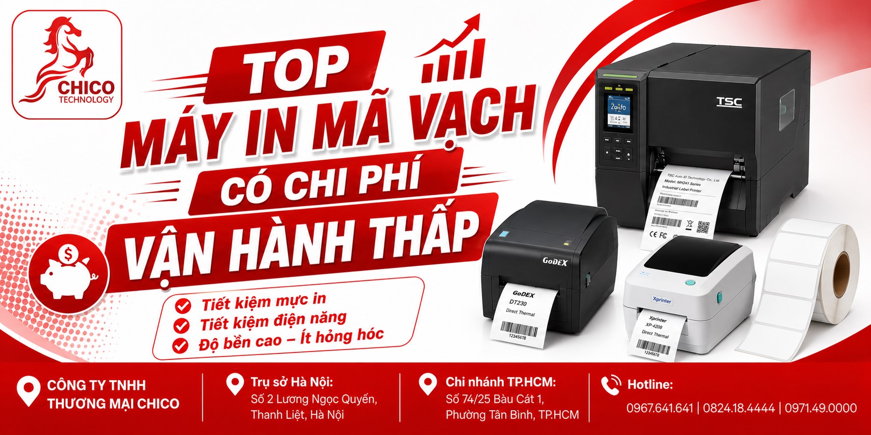 Top 5 Máy In Mã Vạch Có Chi Phí Vận Hành Thấp Nhất 2026