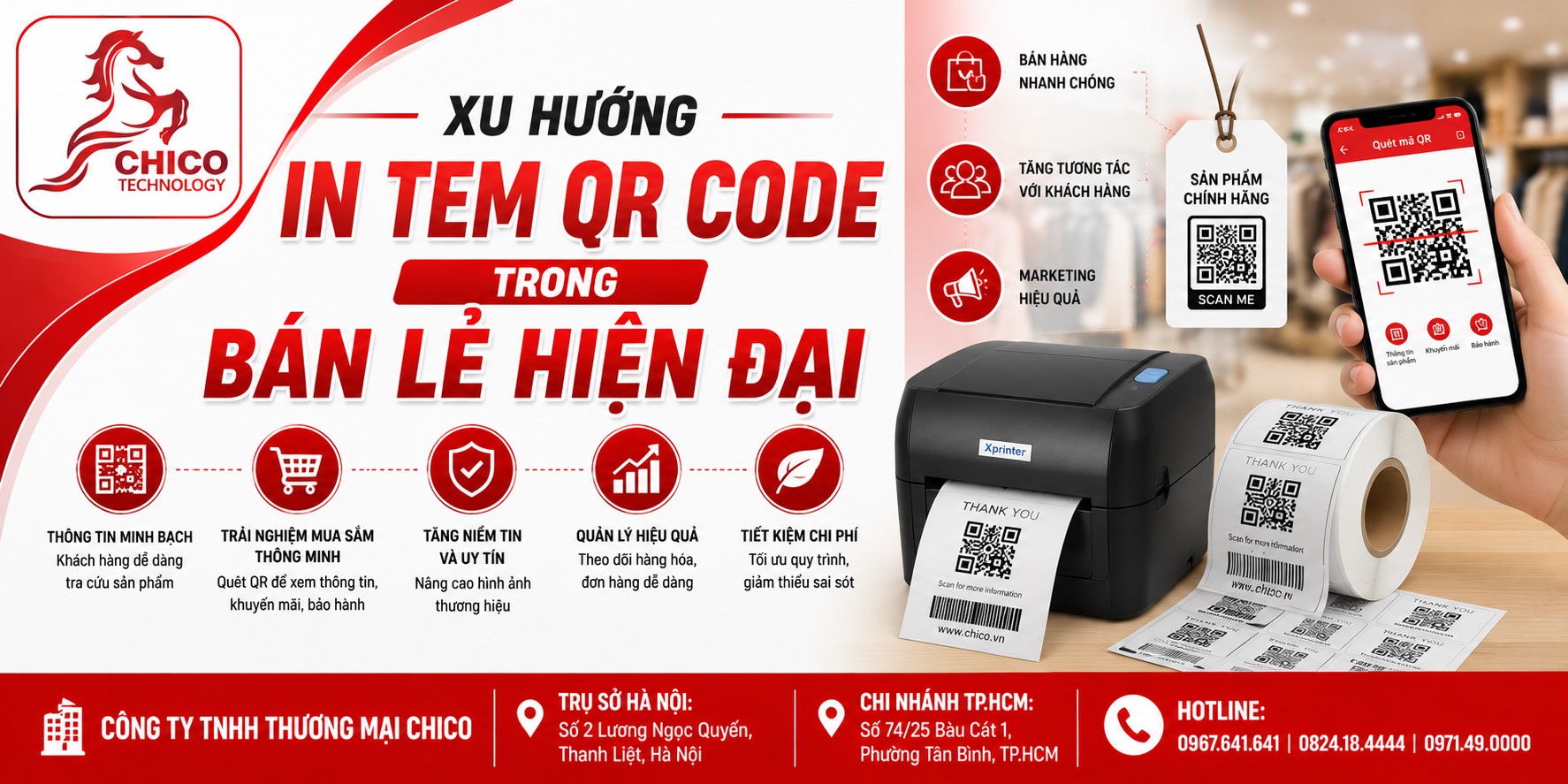 Xu Hướng In Tem QR Code Trong Bán Lẻ Hiện Đại | Giải Pháp Bán Hàng 4.0
