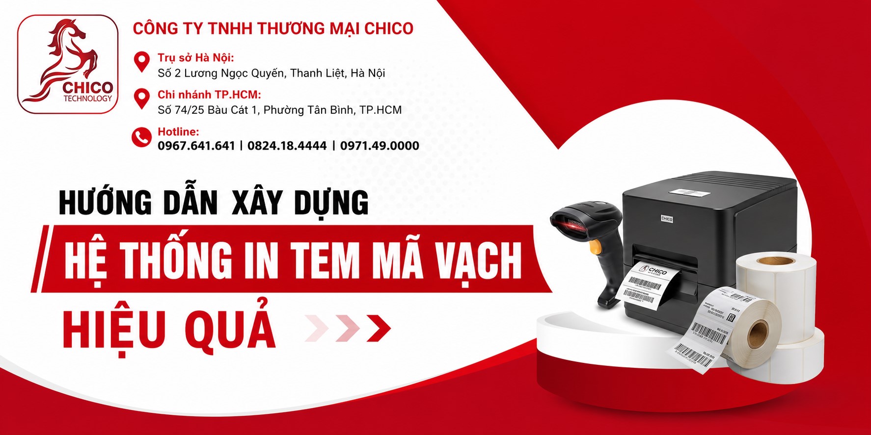 Hướng Dẫn Xây Dựng Hệ Thống In Tem Mã Vạch Hiệu Quả | Chico