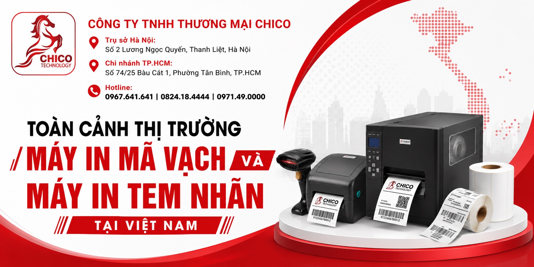 Toàn Cảnh Thị Trường Máy In Mã Vạch & Tem Nhãn Tại Việt Nam | Chico