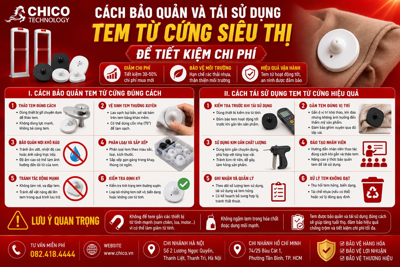  Cách bảo quản và tái sử dụng tem từ cứng để tiết kiệm chi phí cho shop