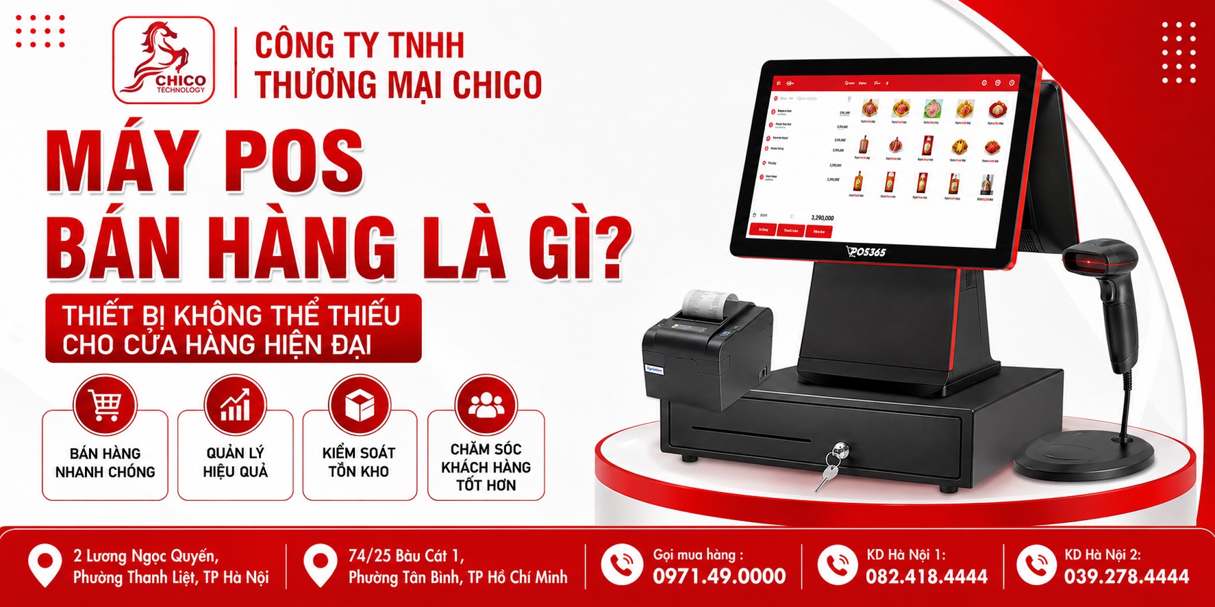 Máy POS Bán Hàng Là Gì? Thiết Bị Không Thể Thiếu Cho Cửa Hàng