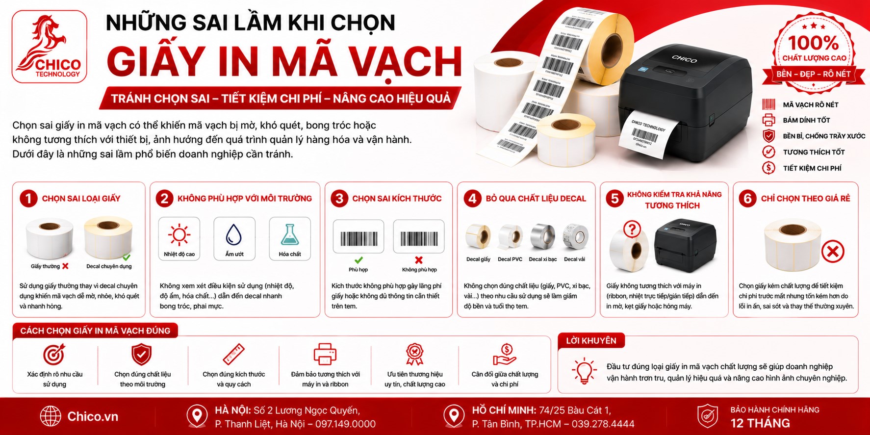 5 Sai Lầm Khi Chọn Giấy In Mã Vạch Khiến Doanh Nghiệp Thất Thoát