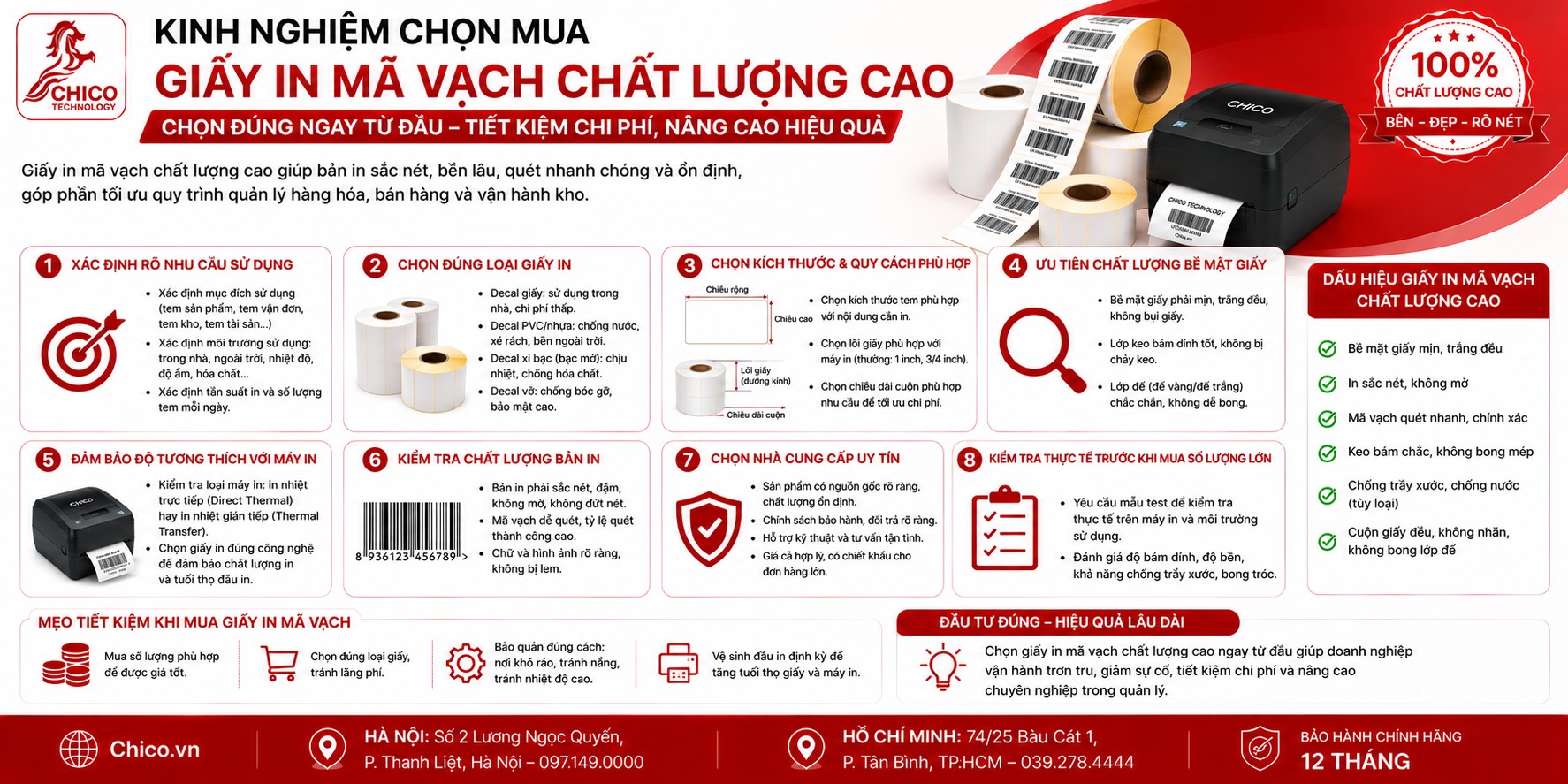 Kinh Nghiệm Chọn Mua Giấy In Mã Vạch Chất Lượng Cao, Bền Bỉ