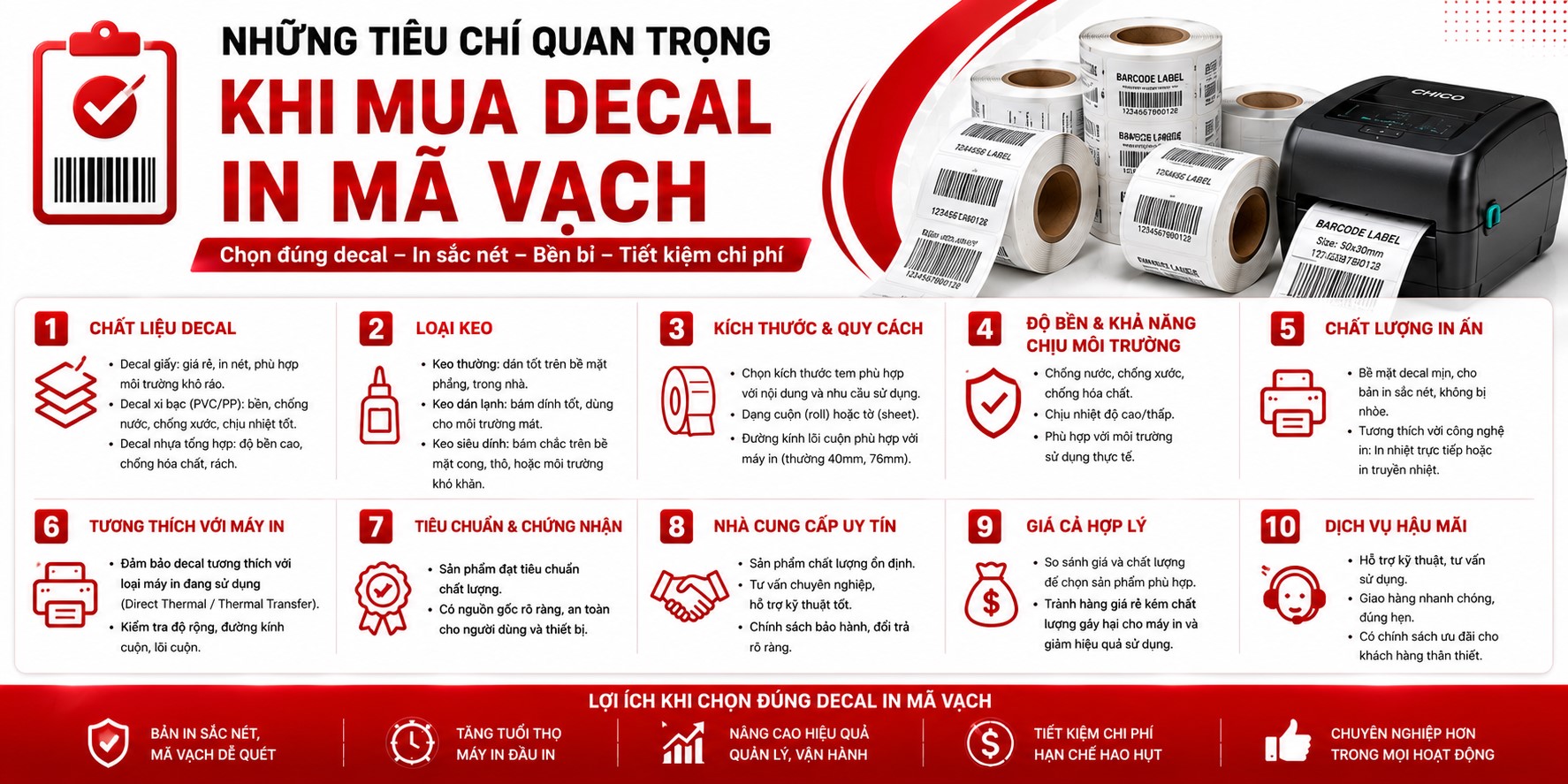 5 Tiêu Chí Vàng Cần Biết Khi Mua Decal In Mã Vạch