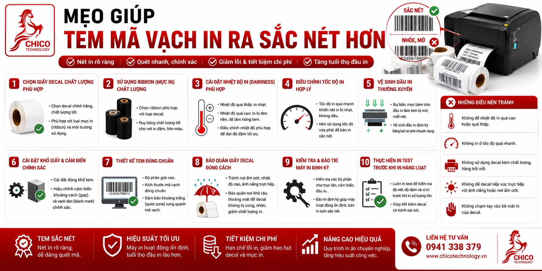 Mẹo Giúp Tem Mã Vạch In Ra Sắc Nét, Quét Nhanh 