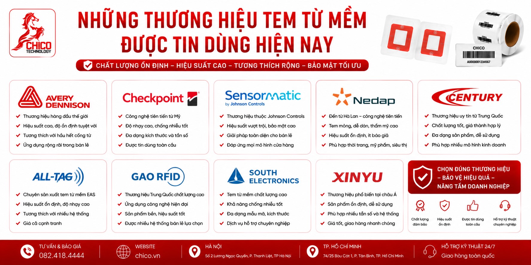 Top 9 Thương Hiệu Tem Từ Mềm Được Tin Dùng Nhất Hiện Nay