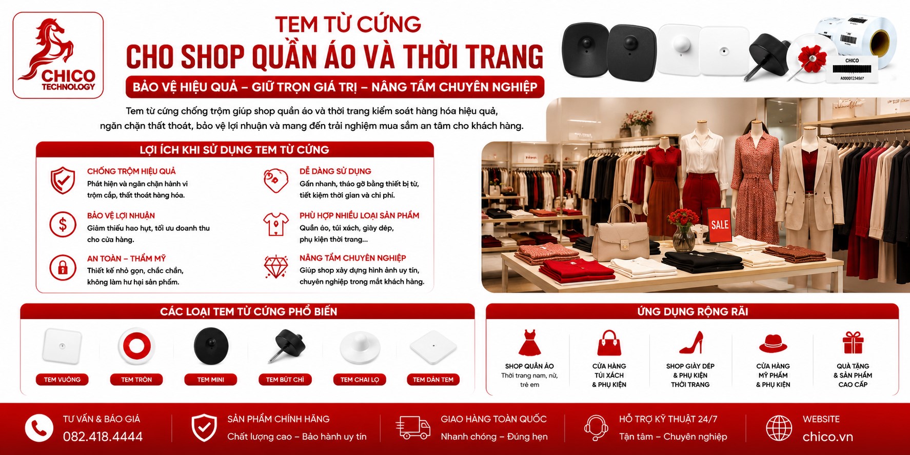Tem Từ Cứng Cho Shop Thời Trang: Giải Pháp Bảo Vệ Hiệu Quả