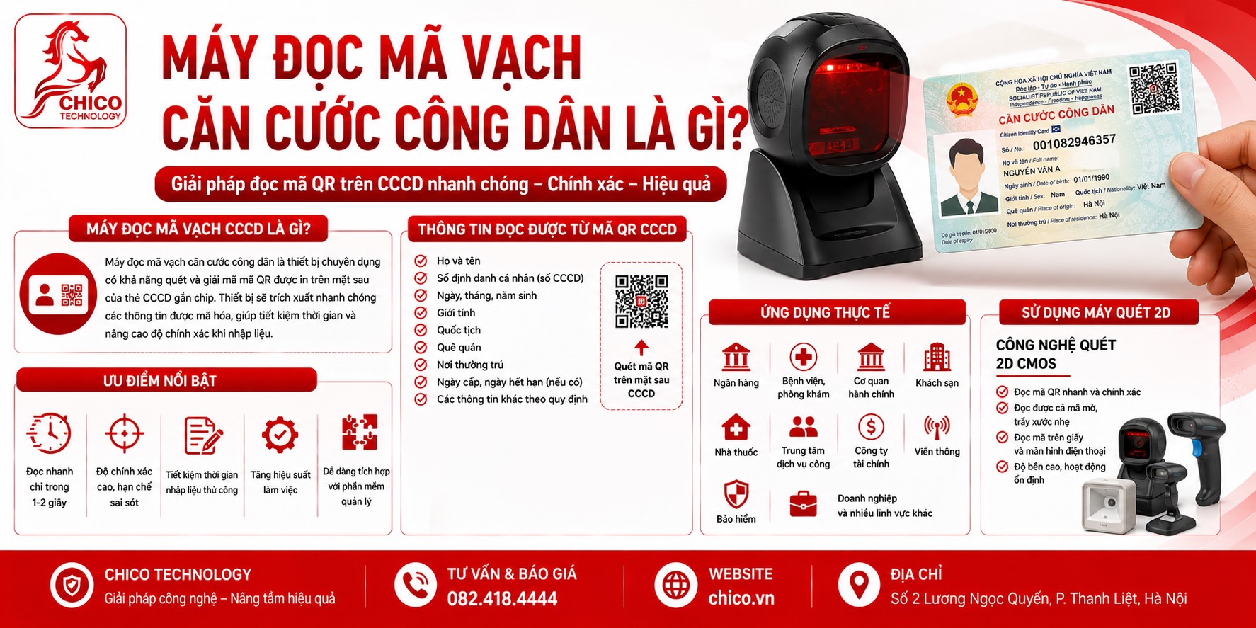 Máy Quét Căn Cước Công Dân Là Gì? Ứng Dụng & Cách Chọn Mua