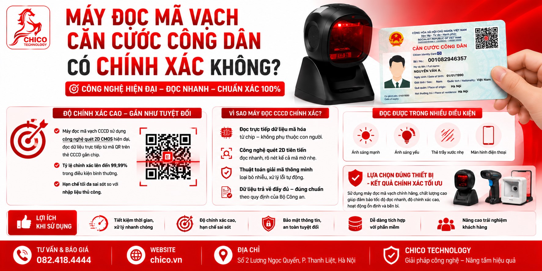 Máy Quét CCCD Có Chính Xác Không? Giải Đáp Thắc Mắc