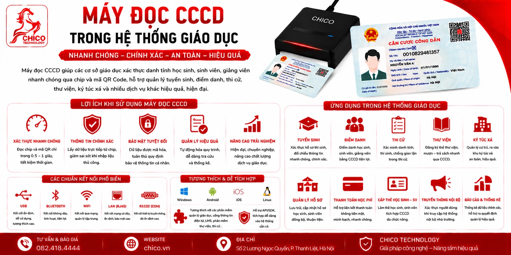 Máy Quét CCCD Trong Hệ Thống Giáo Dục: Quản Lý Thông Minh