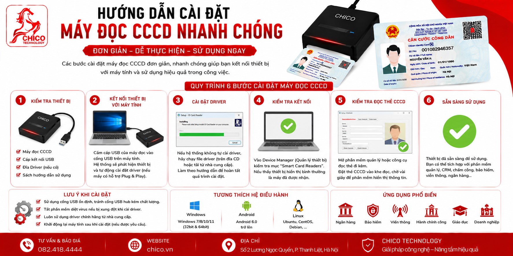Hướng Dẫn Cài Đặt Máy Quét CCCD Nhanh Chóng & Chi Tiết