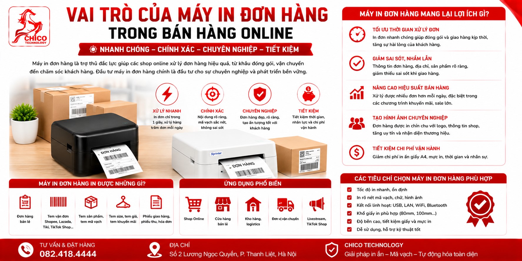 Vai Trò Của Máy In Đơn Hàng Trong Kinh Doanh Online 2026