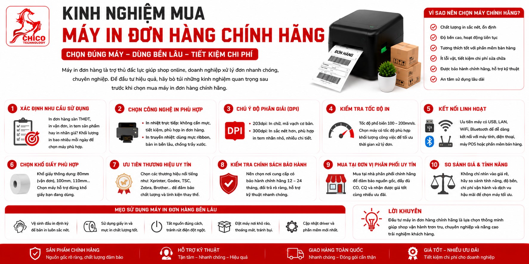 Kinh Nghiệm Chọn Mua Máy In Đơn Hàng Chính Hãng Cho Shop Online