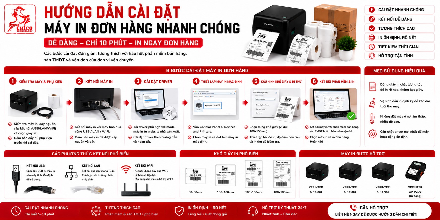 Cách Cài Đặt Máy In Đơn Hàng 