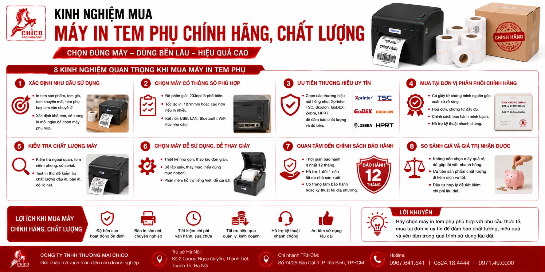 Kinh Nghiệm Mua Máy In Tem Phụ Chính Hãng, Chất Lượng – Tránh Mất Tiền Oan