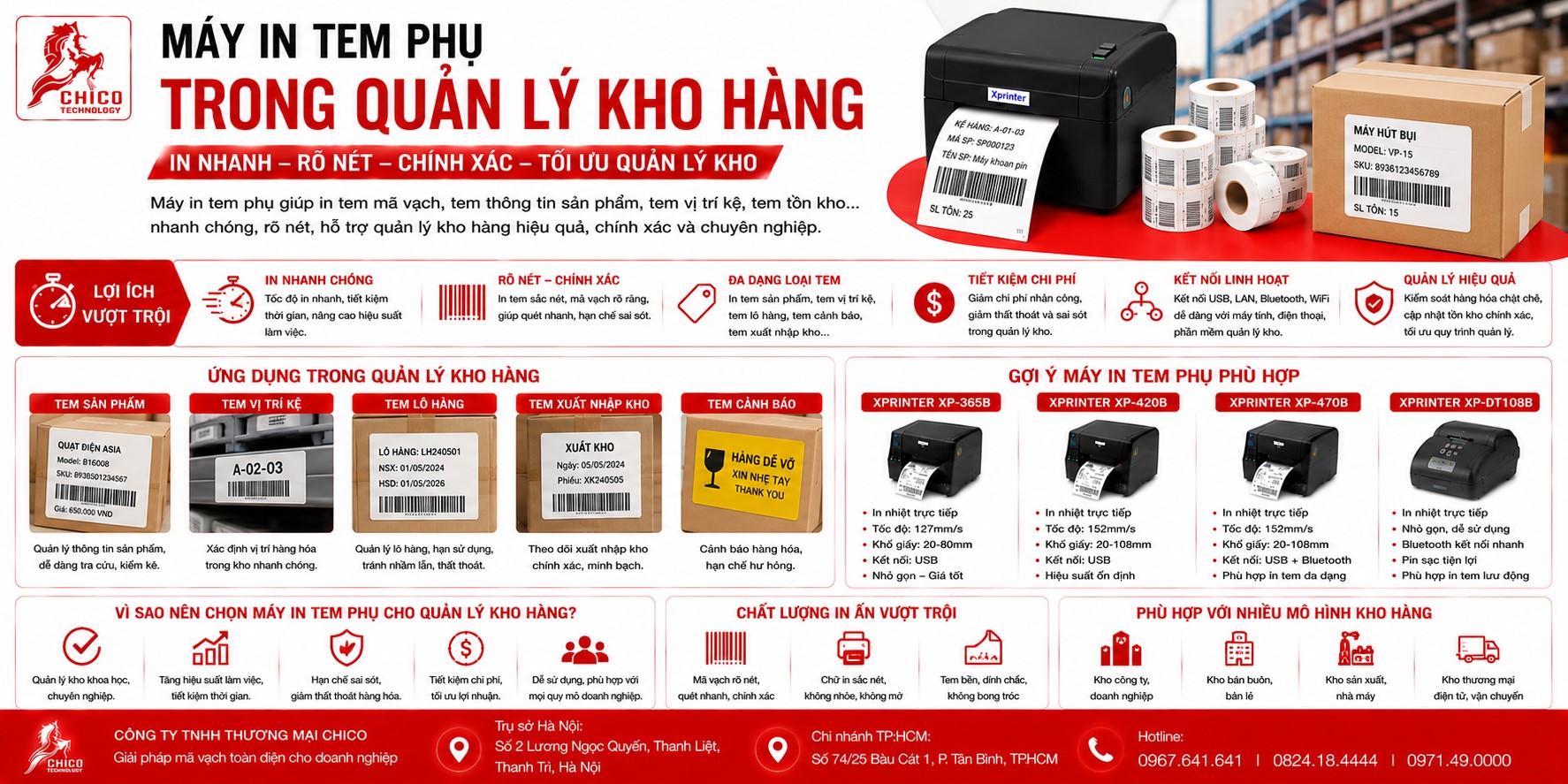 Máy In Tem Phụ Trong Quản Lý Kho: Giải Pháp Tối Ưu, Chống Thất Thoát