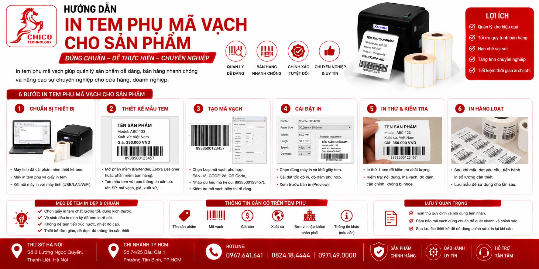Hướng Dẫn In Tem Phụ Mã Vạch Cho Sản Phẩm: Từ A đến Z Cho Người Mới