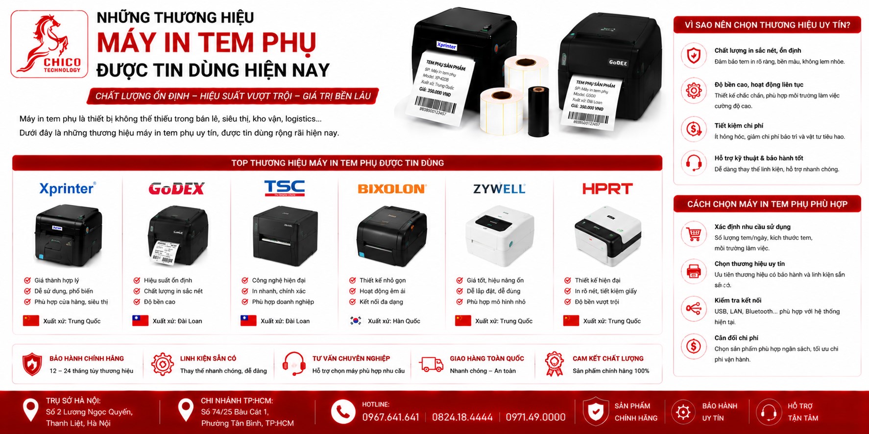 Top 5 Thương Hiệu Máy In Tem Phụ Bền Bỉ, Được Tin Dùng Nhất 2026