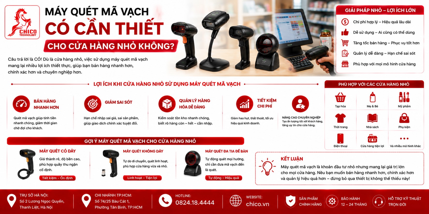 Cửa Hàng Nhỏ Có Cần Máy Quét Mã Vạch Không? Câu Trả Lời 