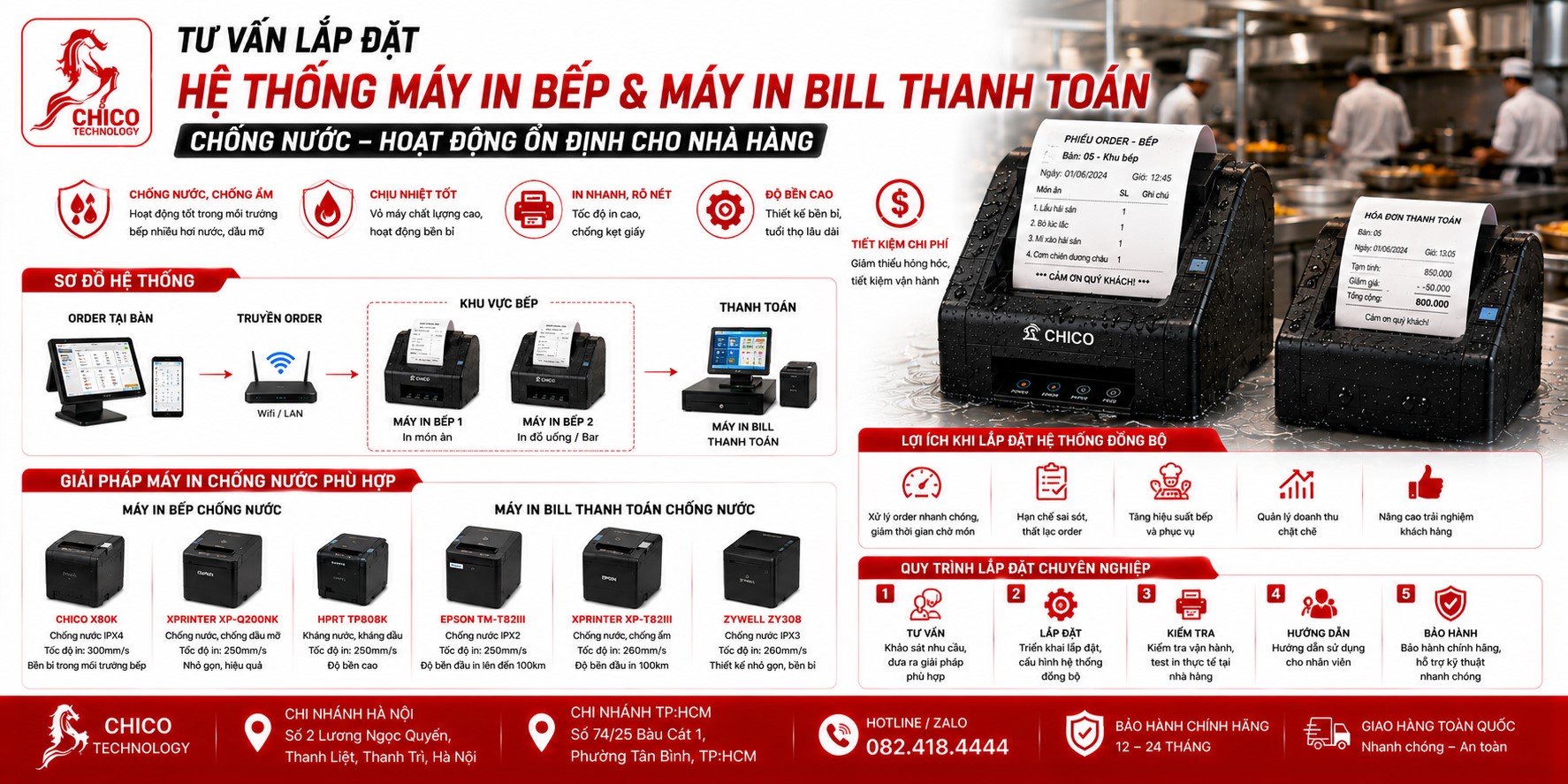 Tư Vấn Lắp Đặt Hệ Thống Máy In Bếp & Máy In Bill Cho Nhà Hàng (2026)