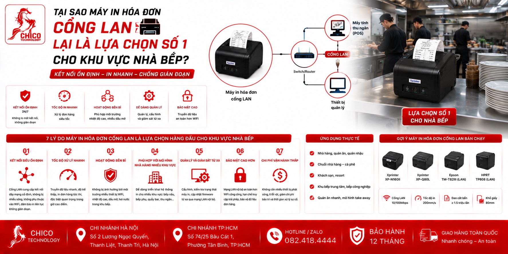 Tại Sao Máy In Hóa Đơn Cổng LAN Là 