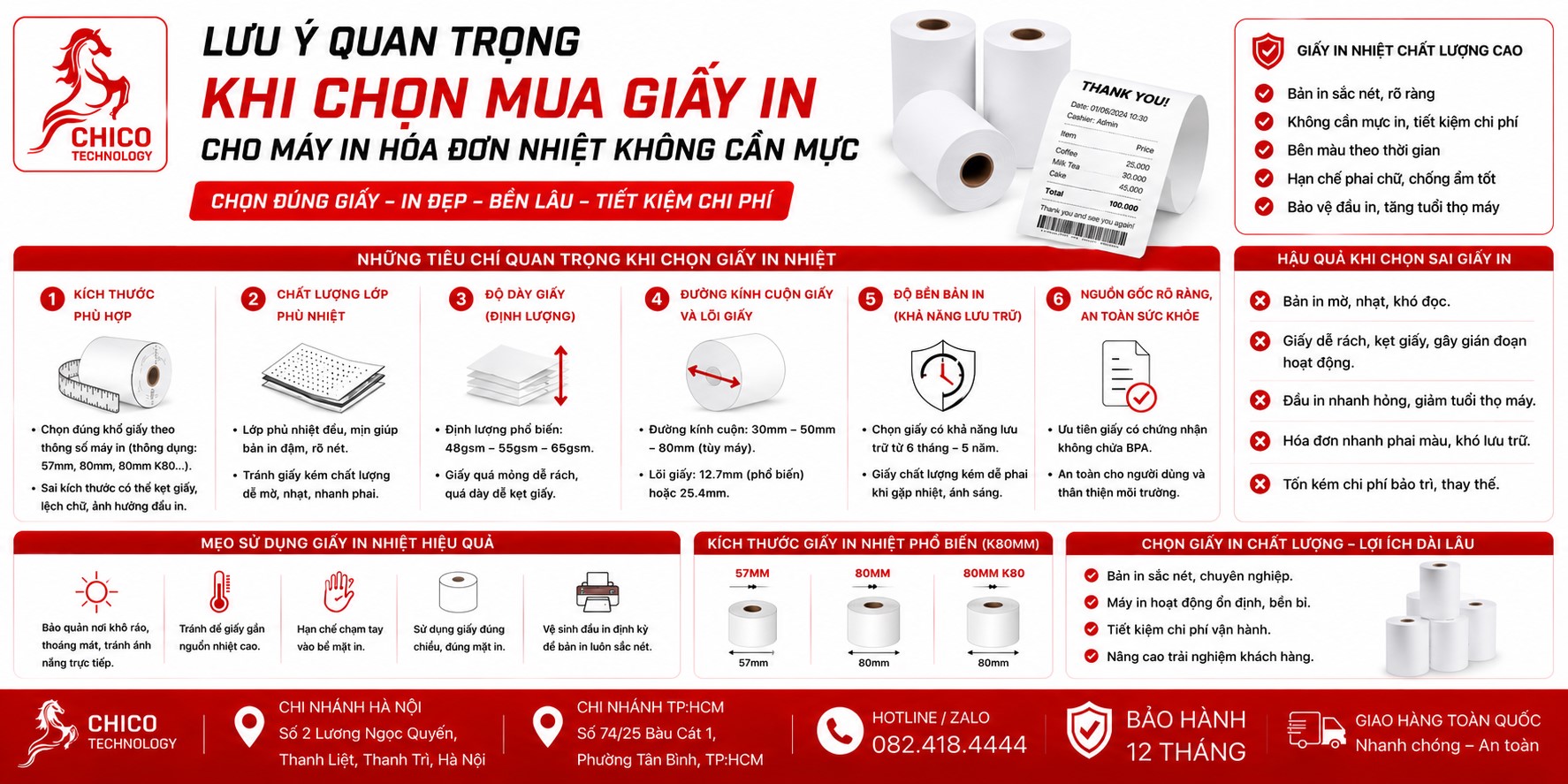 5 Lưu Ý Vàng Khi Chọn Giấy In Cho Máy In Hóa Đơn Nhiệt