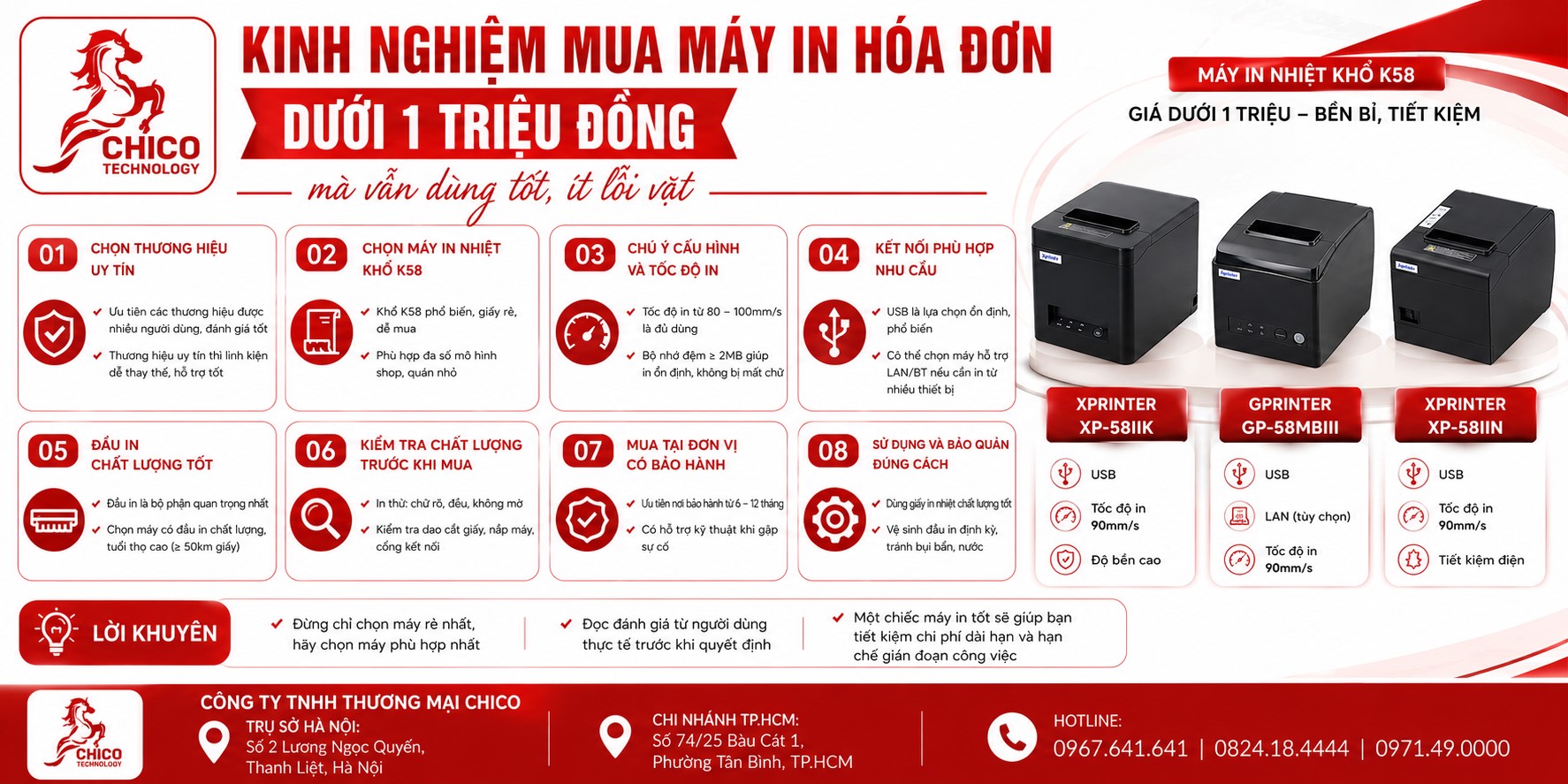 Kinh Nghiệm Mua Máy In Hóa Đơn Dưới 1 Triệu Vẫn Bền, Ít Lỗi