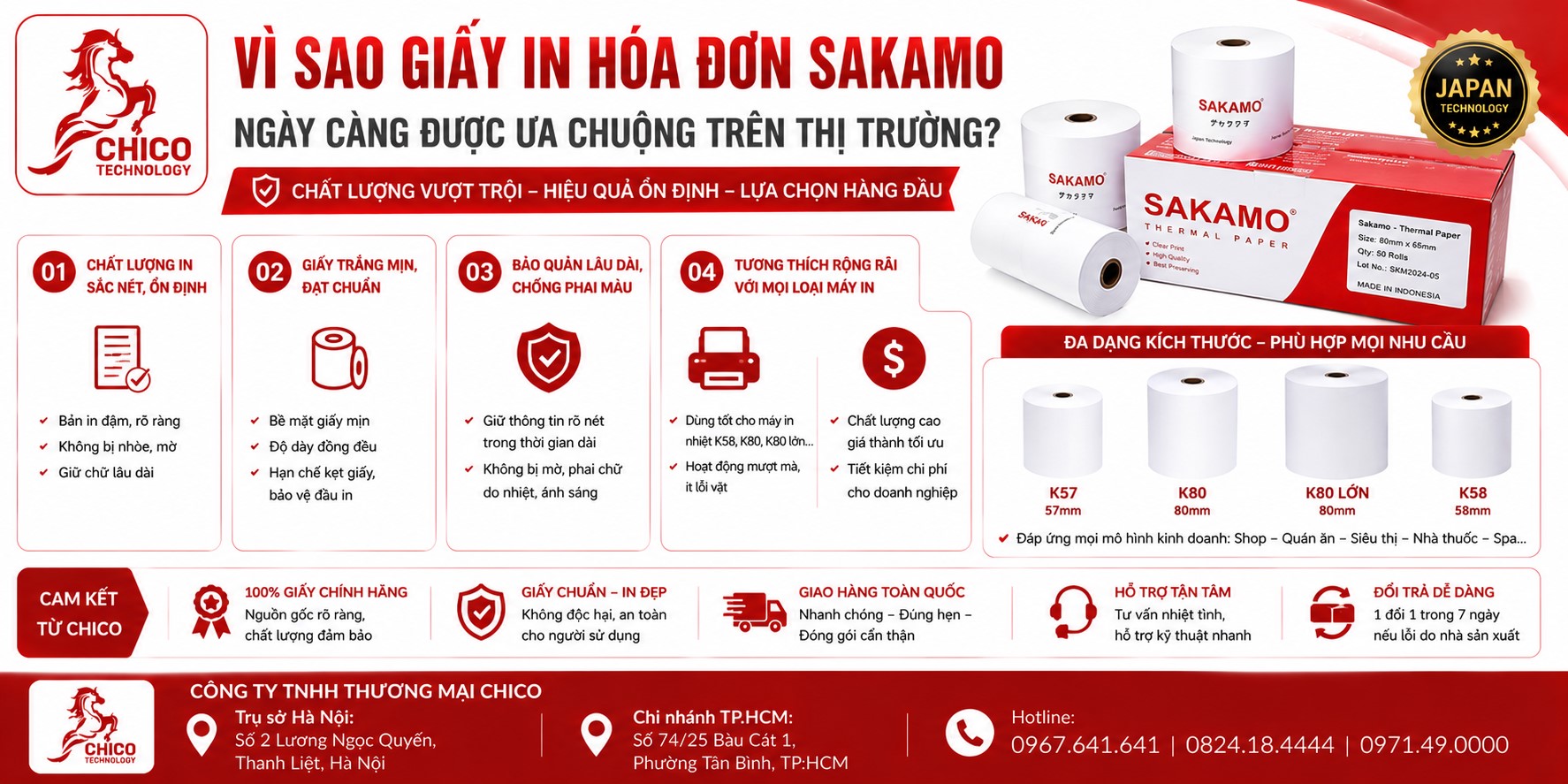 Vì Sao Giấy In Hóa Đơn Sakamo Ngày Càng Được Ưa Chuộng?