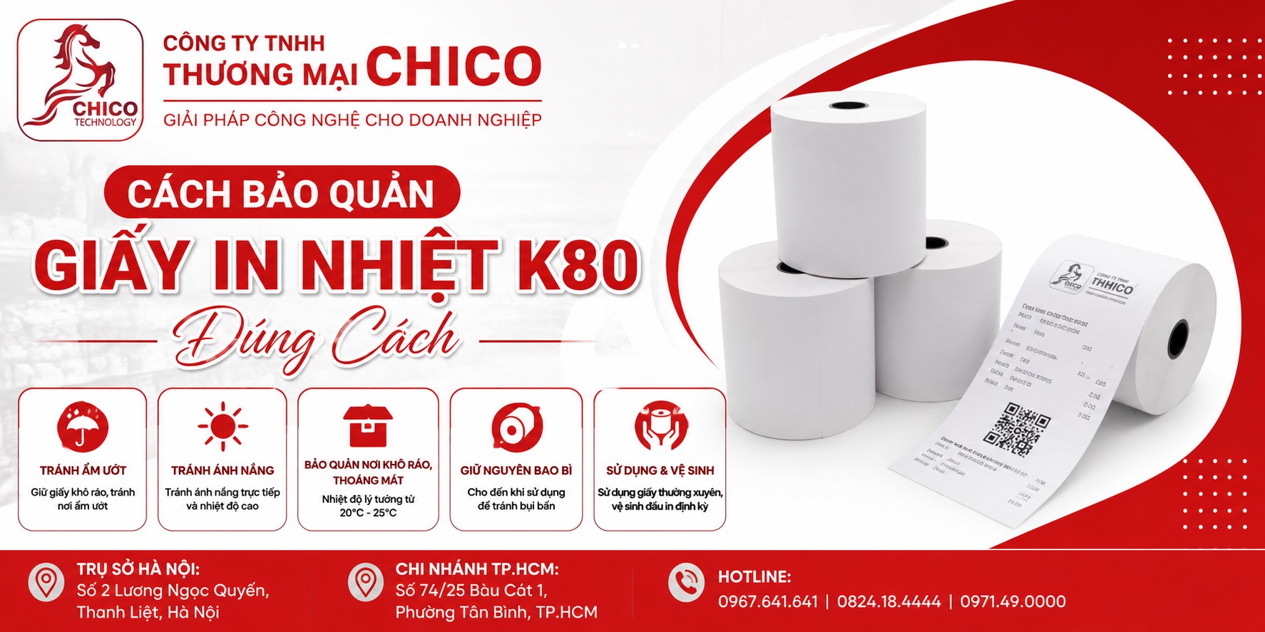 Cách Bảo Quản Giấy In Nhiệt K80 Đúng Cách – Giữ Hóa Đơn Bền Lâu