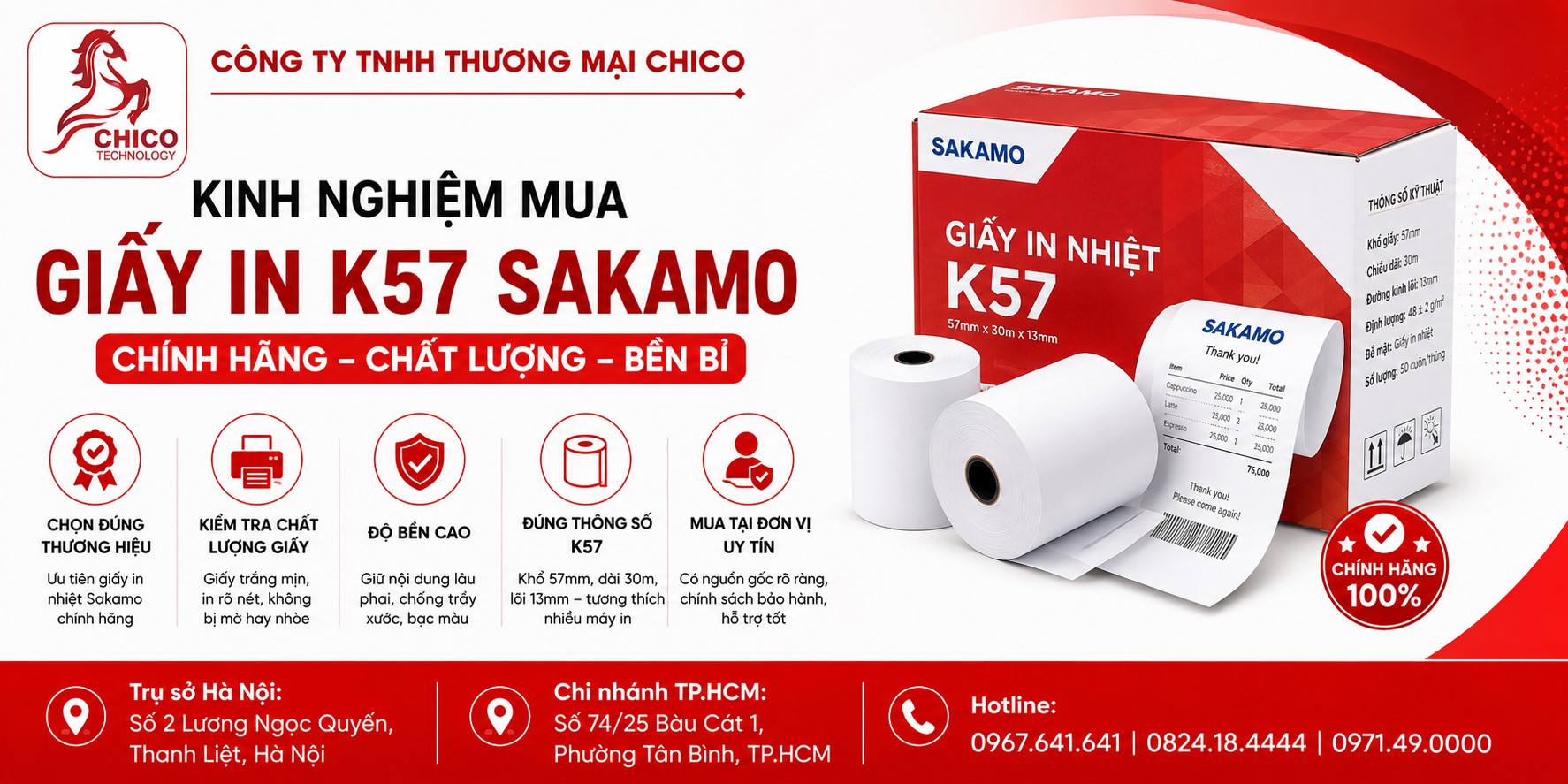 Kinh Nghiệm Mua Giấy In K57 Sakamo Chính Hãng – Tránh Hàng Giả!