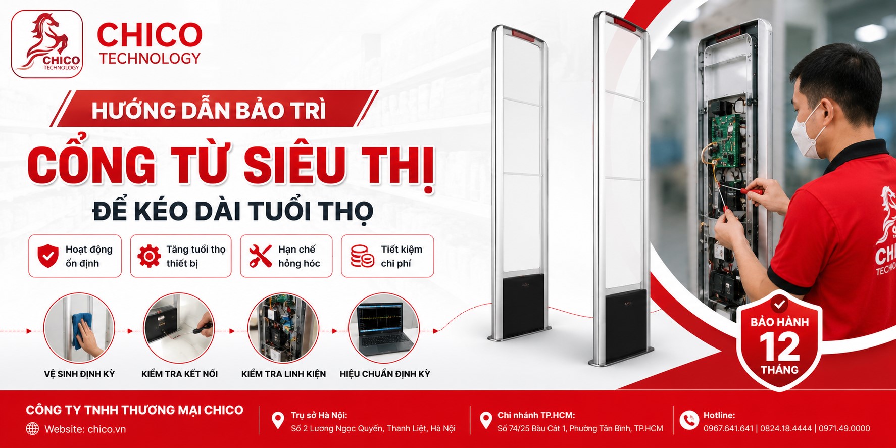 Hướng Dẫn Bảo Trì Cổng Từ Siêu Thị Để Kéo Dài Tuổi Thọ