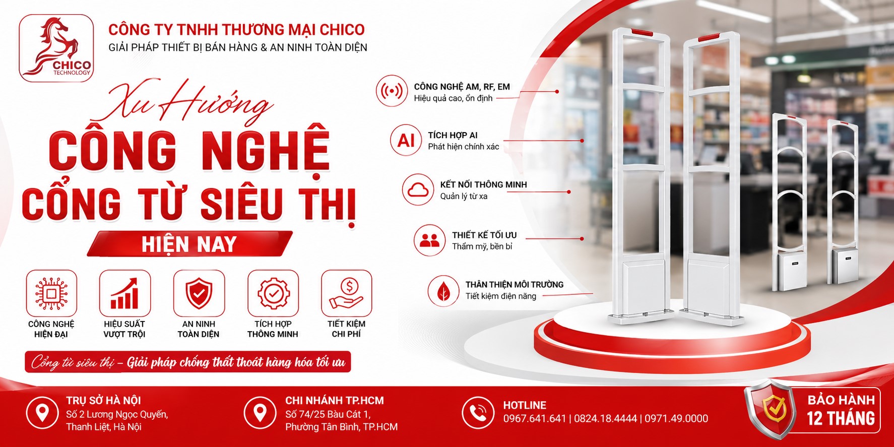 Xu Hướng Công Nghệ Cổng Từ Siêu Thị Mới Nhất 2026