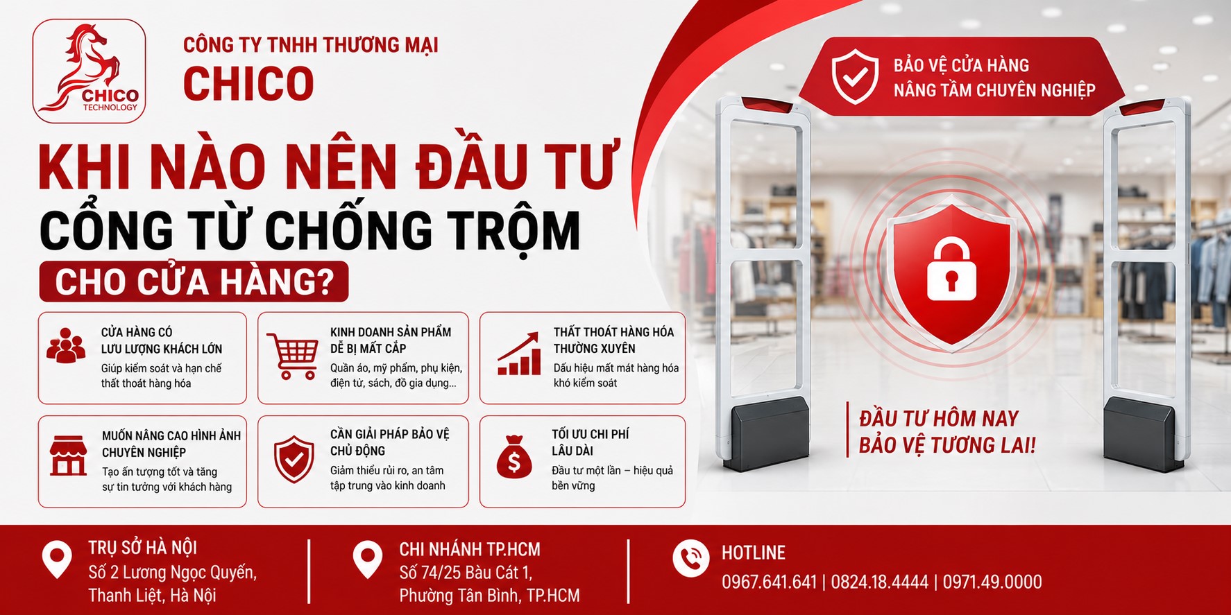 Khi Nào Nên Đầu Tư Cổng Từ Chống Trộm Cho Cửa Hàng?