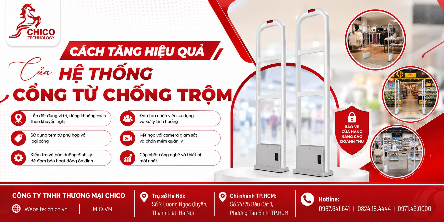 Cách Tăng Hiệu Quả Của Hệ Thống Cổng Từ Chống Trộm