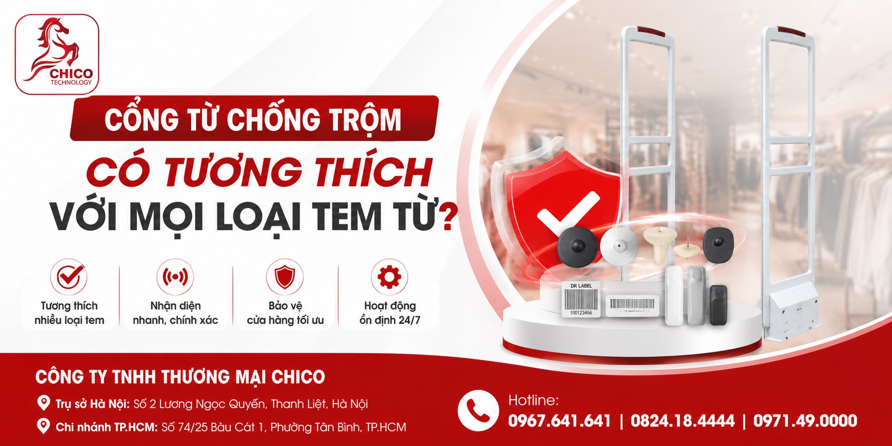 Cổng Từ Chống Trộm Có Tương Thích Với Mọi Loại Tem Từ Không?