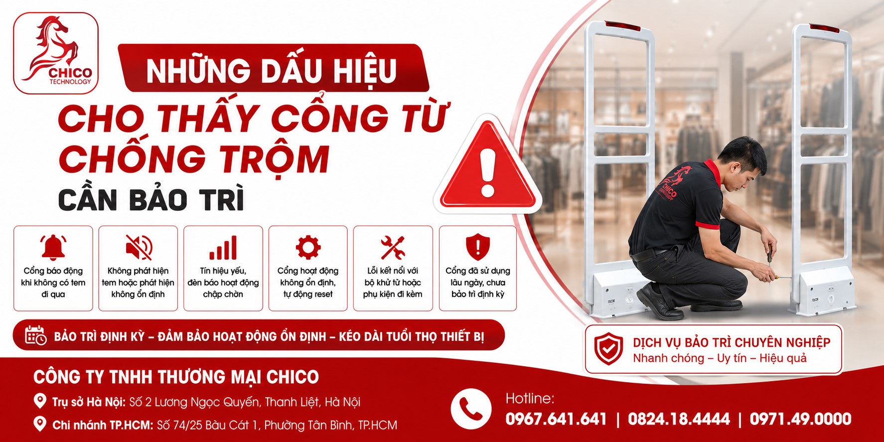 Những Dấu Hiệu Cho Thấy Cổng Từ Chống Trộm Cần Bảo Trì Ngay