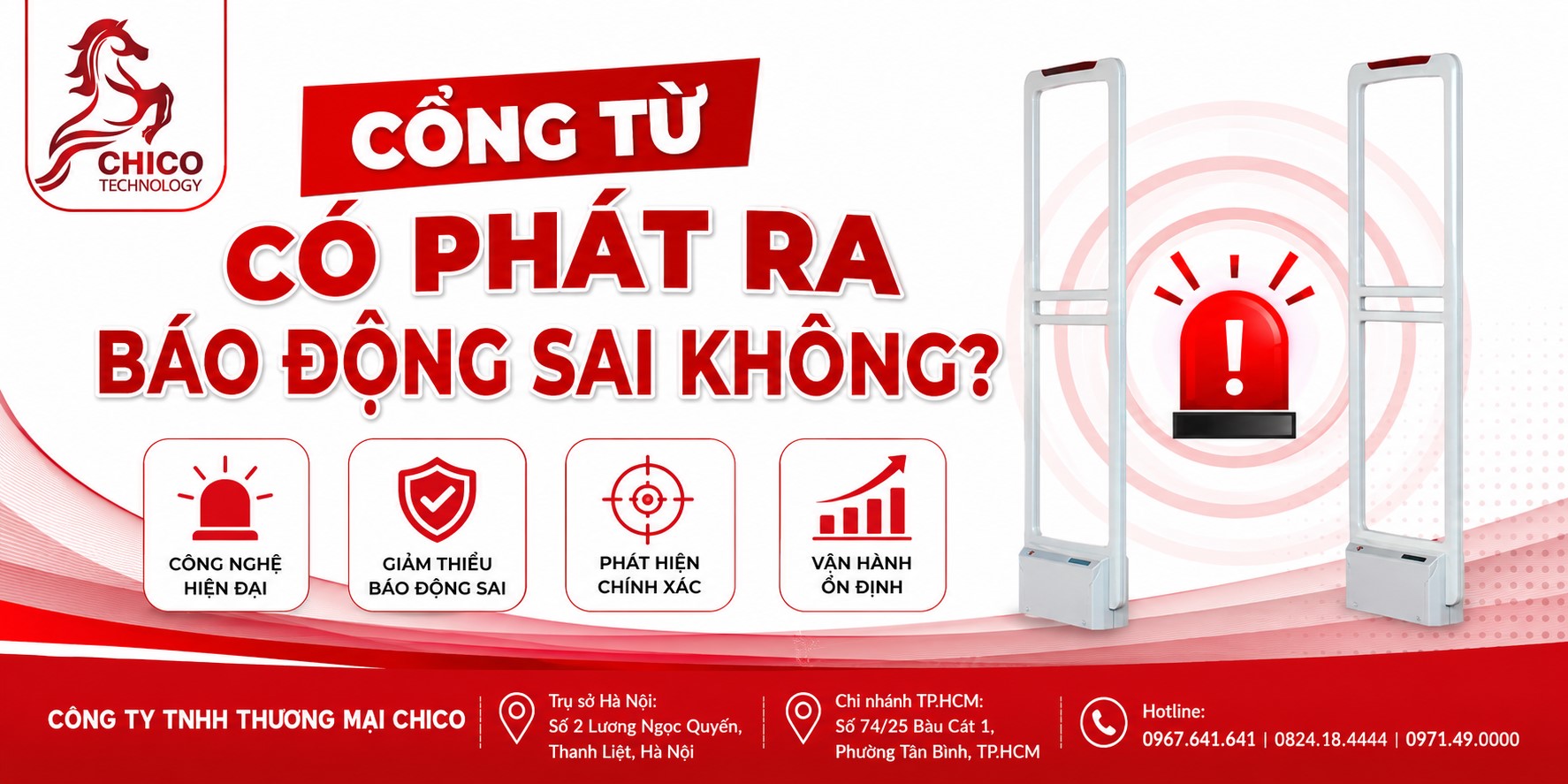 Cổng Từ Có Phát Ra Báo Động Sai Không? Cách Khắc Phục Triệt Để