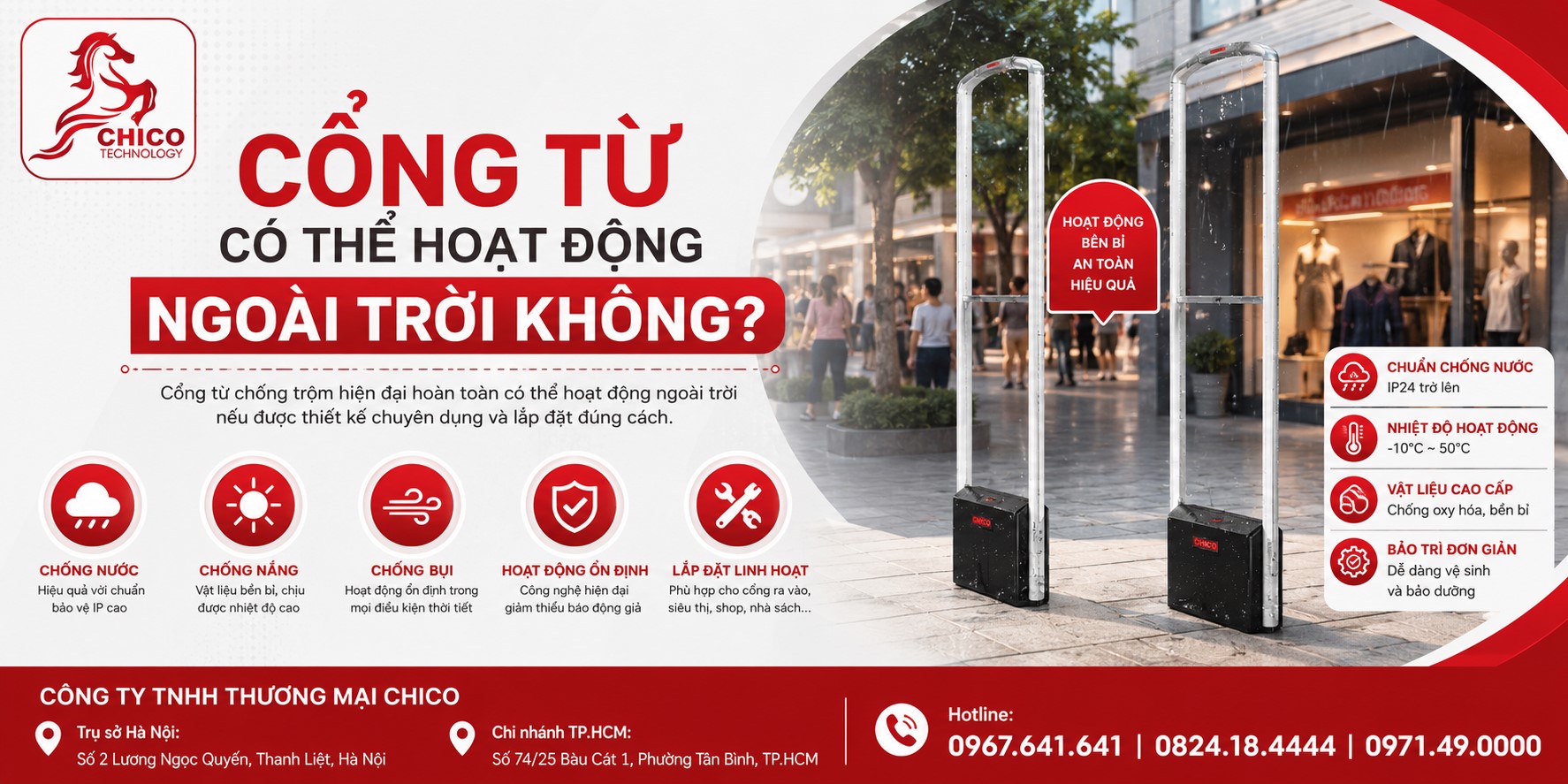 Cổng Từ Có Thể Hoạt Động Ngoài Trời Không? Lưu Ý Quan Trọng