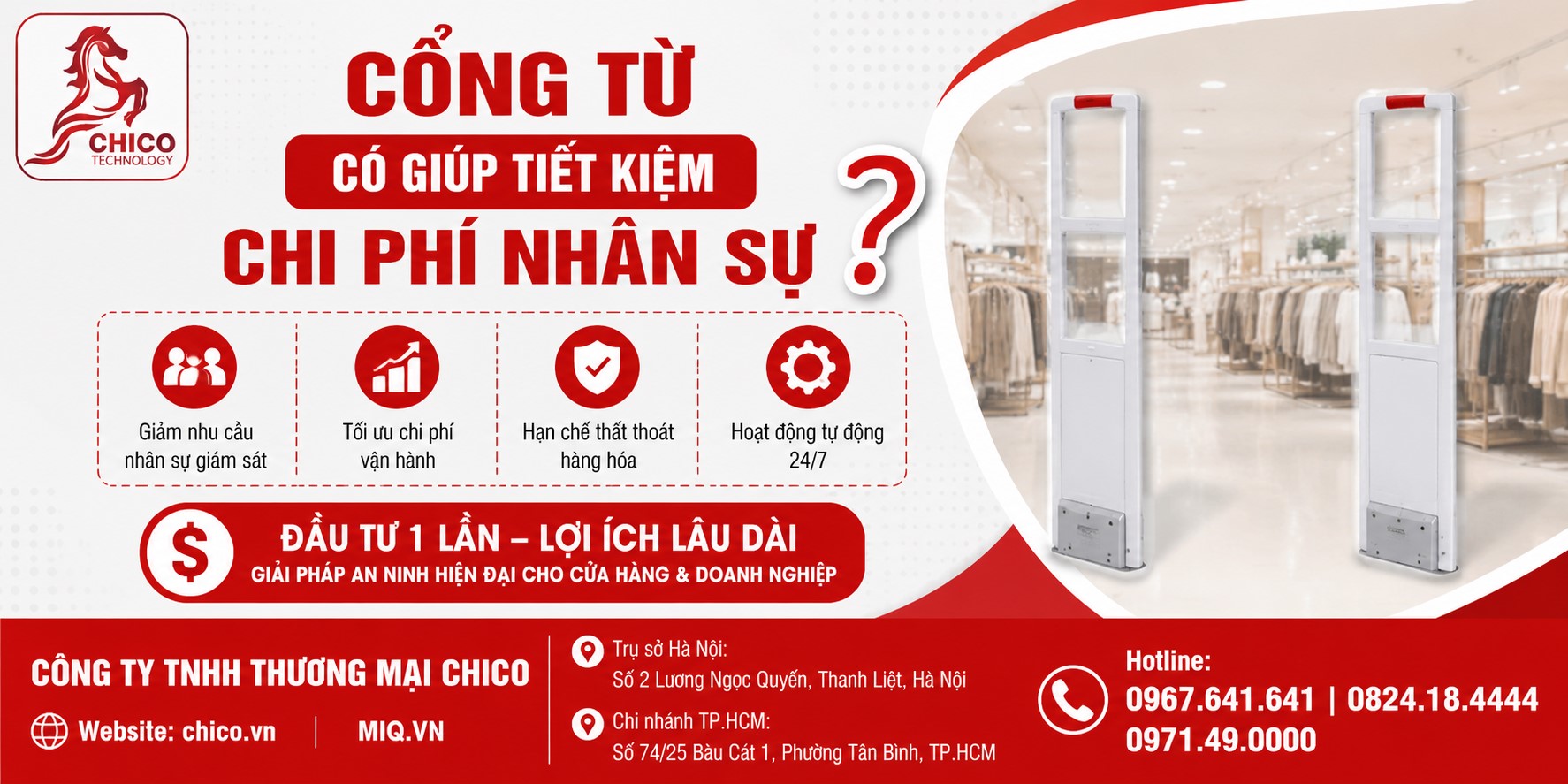 Lắp Cổng Từ Có Thực Sự Giúp Tiết Kiệm Chi Phí Nhân Sự?