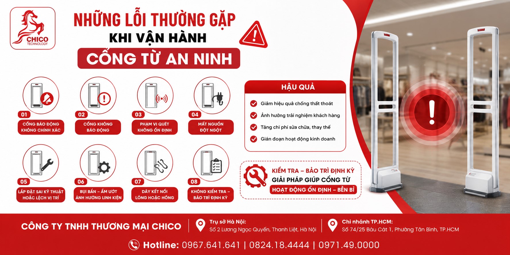 5 Lỗi Thường Gặp Khi Vận Hành Cổng Từ An Ninh & Cách Khắc Phục
